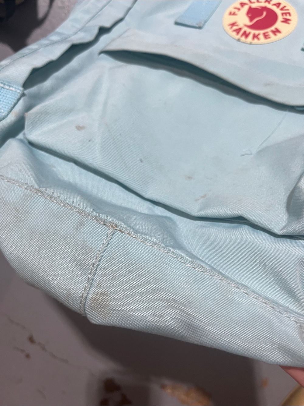 Kankaken Fjallraven Classic Backpack - Light Aqua - Picture 2 of 4